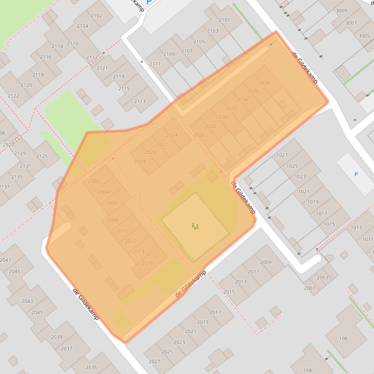 Kaart van postcodegebied 6545KD.