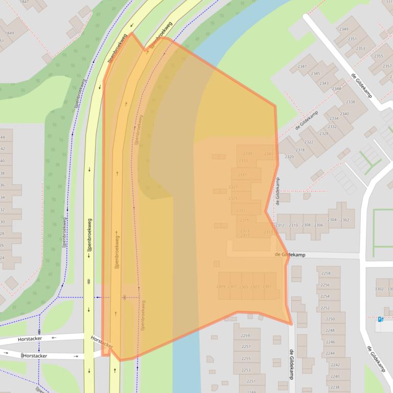Kaart van postcodegebied 6545KM.