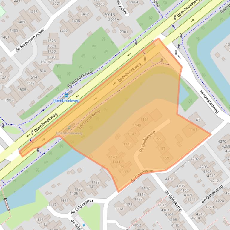 Kaart van postcodegebied 6545LG.
