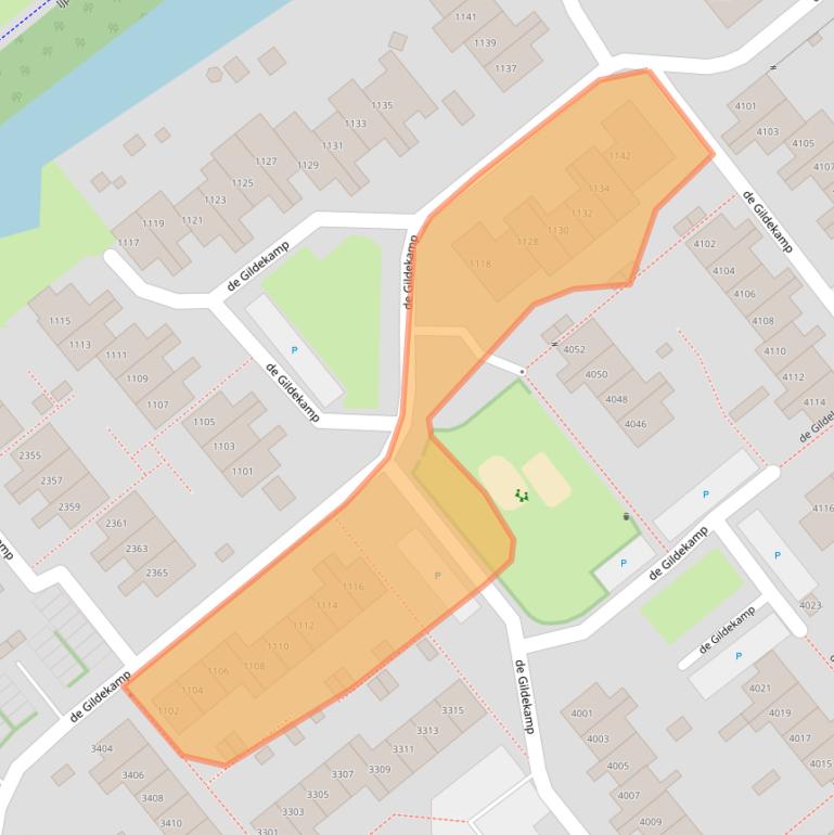 Kaart van postcodegebied 6545LH.