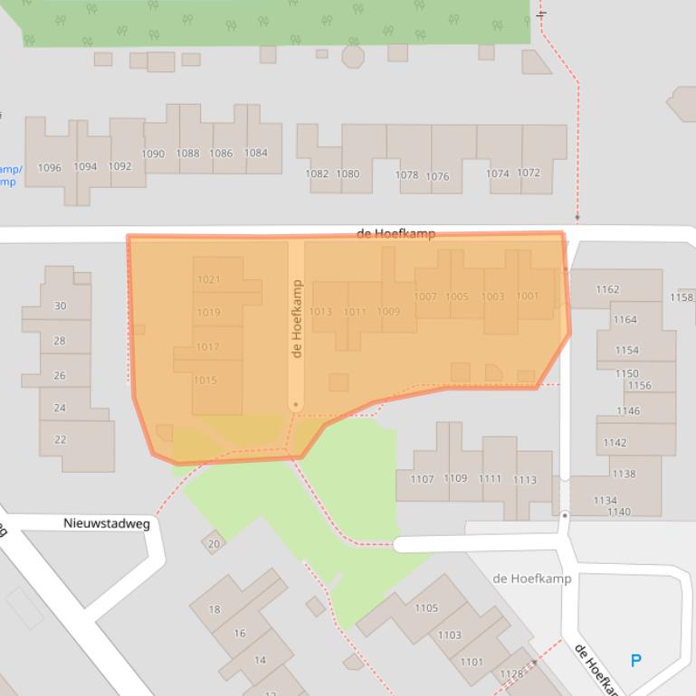 Kaart van postcodegebied 6545MA.