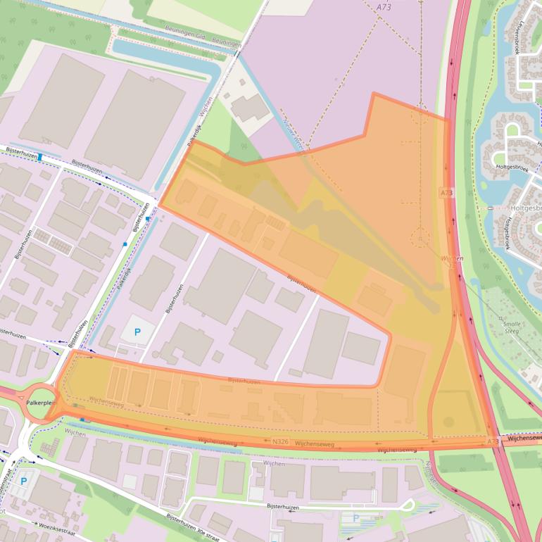 Kaart van postcodegebied 6546AS.