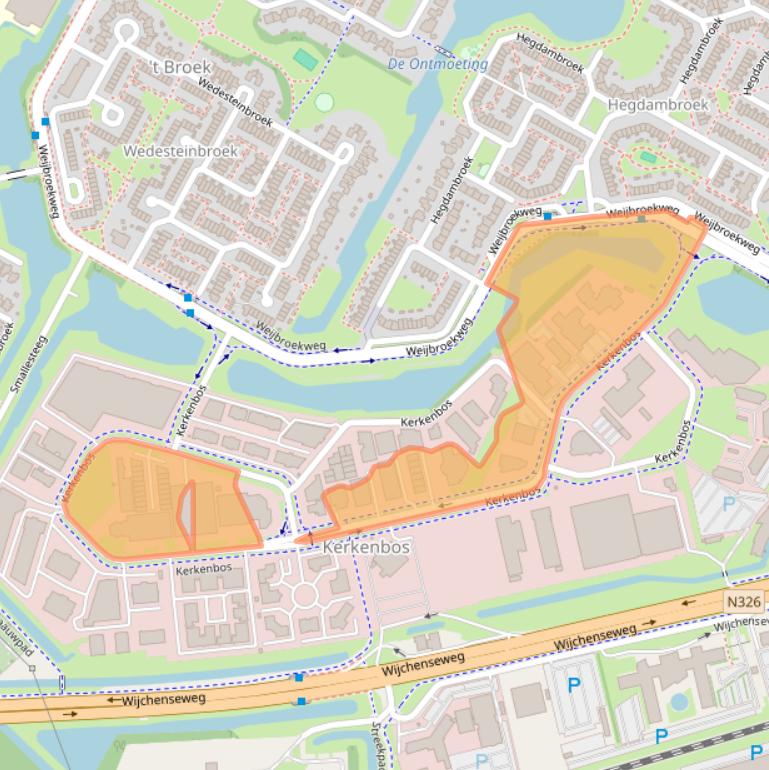 Kaart van postcodegebied 6546BA.