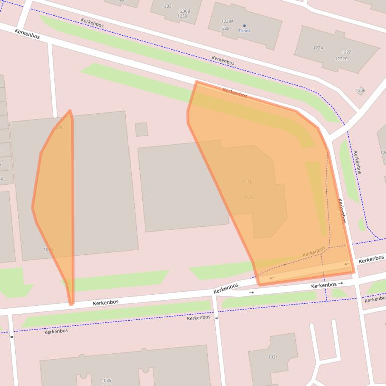 Kaart van postcodegebied 6546BD.