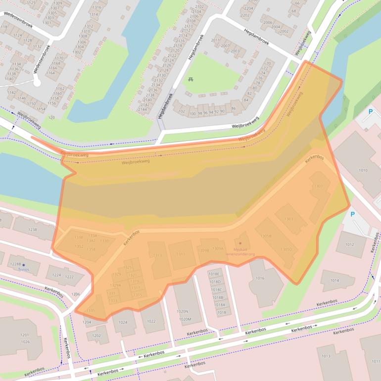 Kaart van postcodegebied 6546BG.