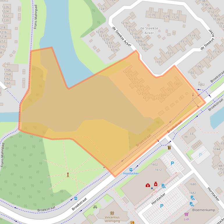 Kaart van postcodegebied 6546DD.