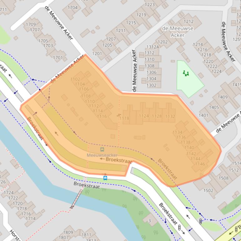 Kaart van postcodegebied 6546DH.