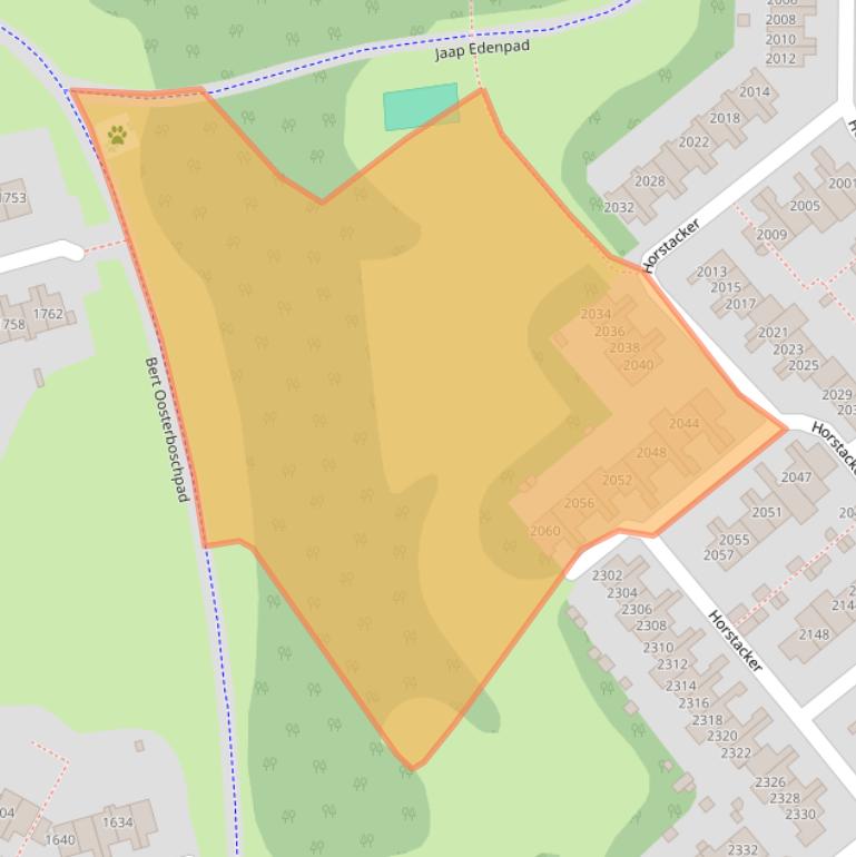 Kaart van postcodegebied 6546GD.