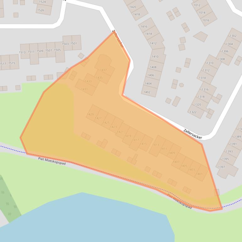 Kaart van postcodegebied 6546HG.