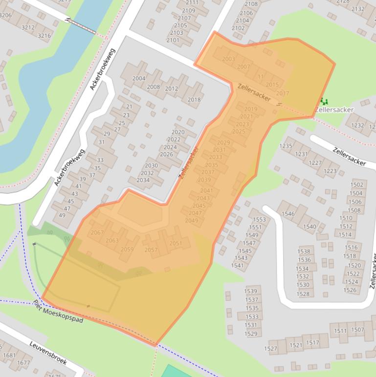 Kaart van postcodegebied 6546HT.
