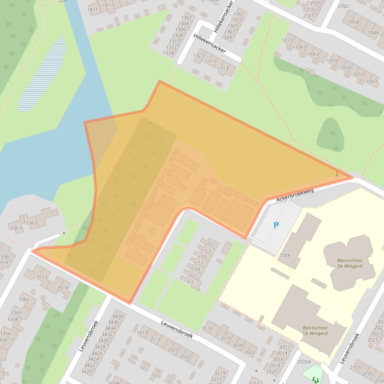 Kaart van postcodegebied 6546HZ.