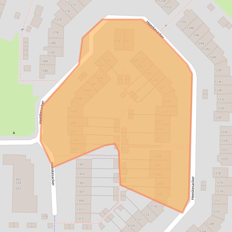 Kaart van postcodegebied 6546JD.
