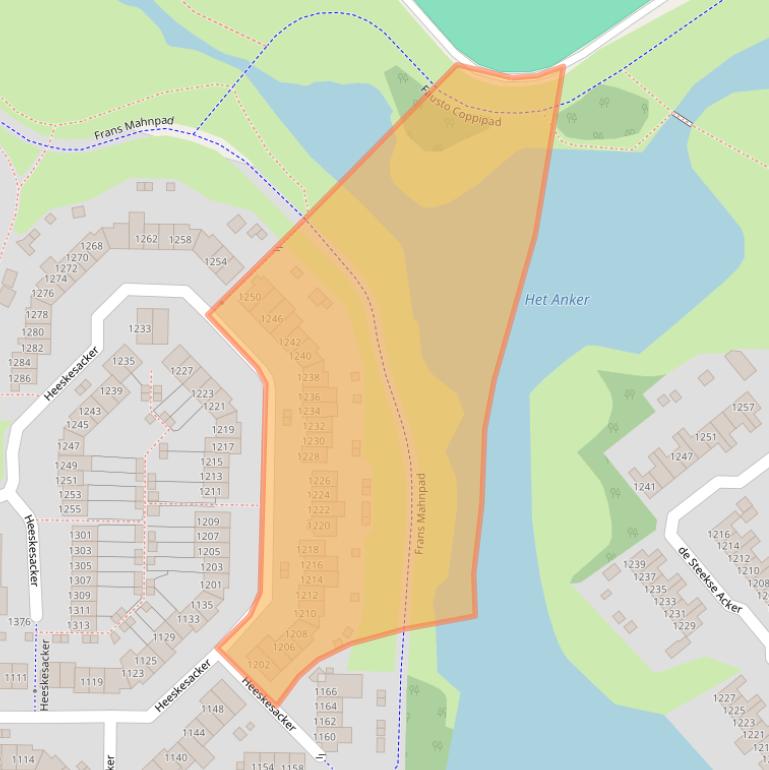 Kaart van postcodegebied 6546JE.