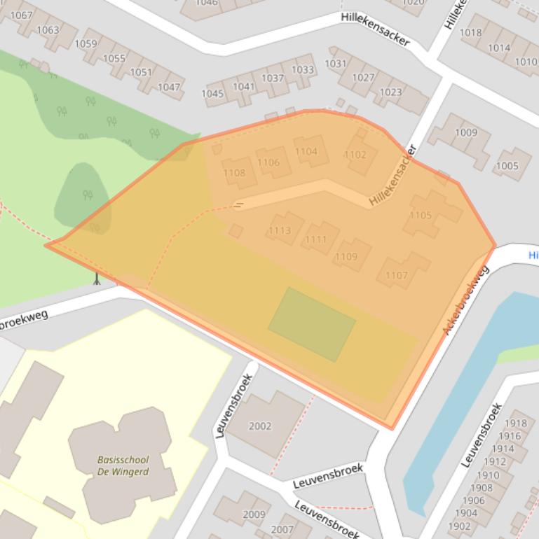 Kaart van postcodegebied 6546KD.