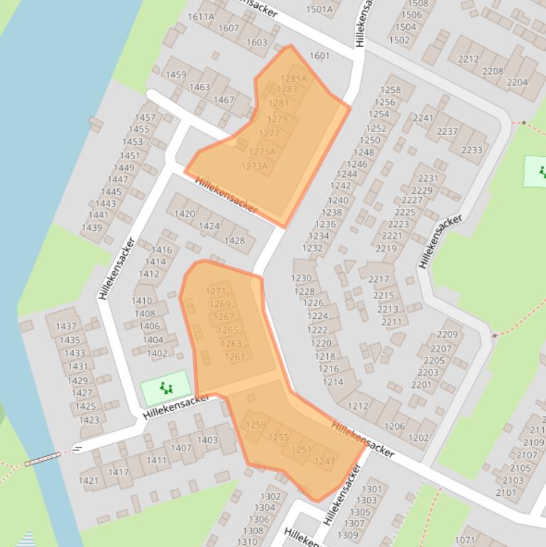 Kaart van postcodegebied 6546KE.