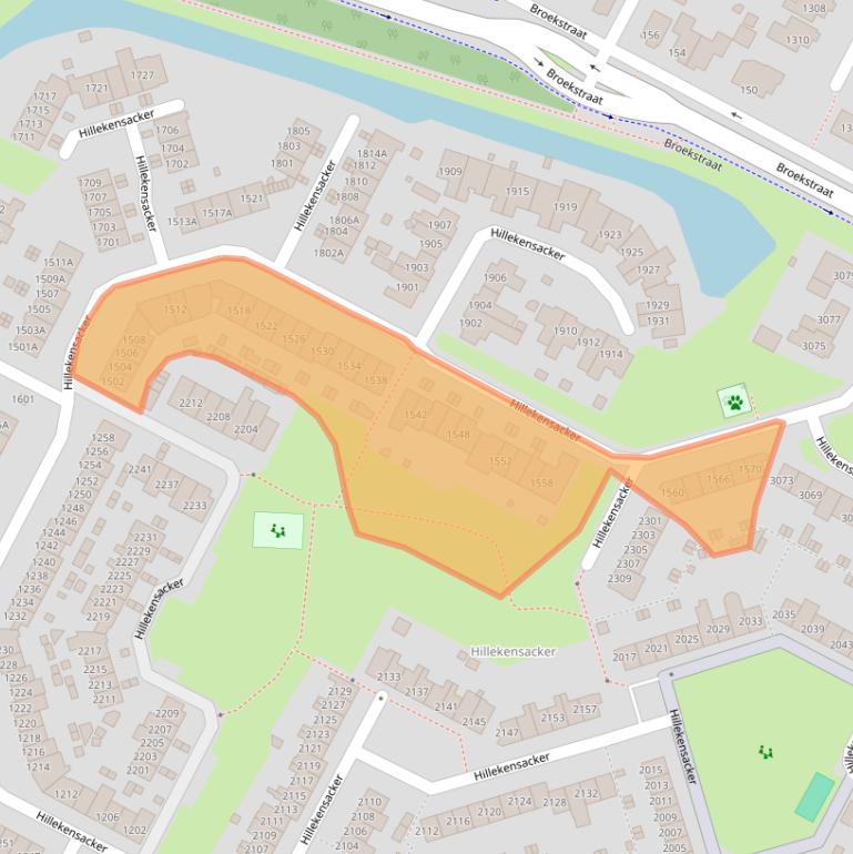 Kaart van postcodegebied 6546KM.