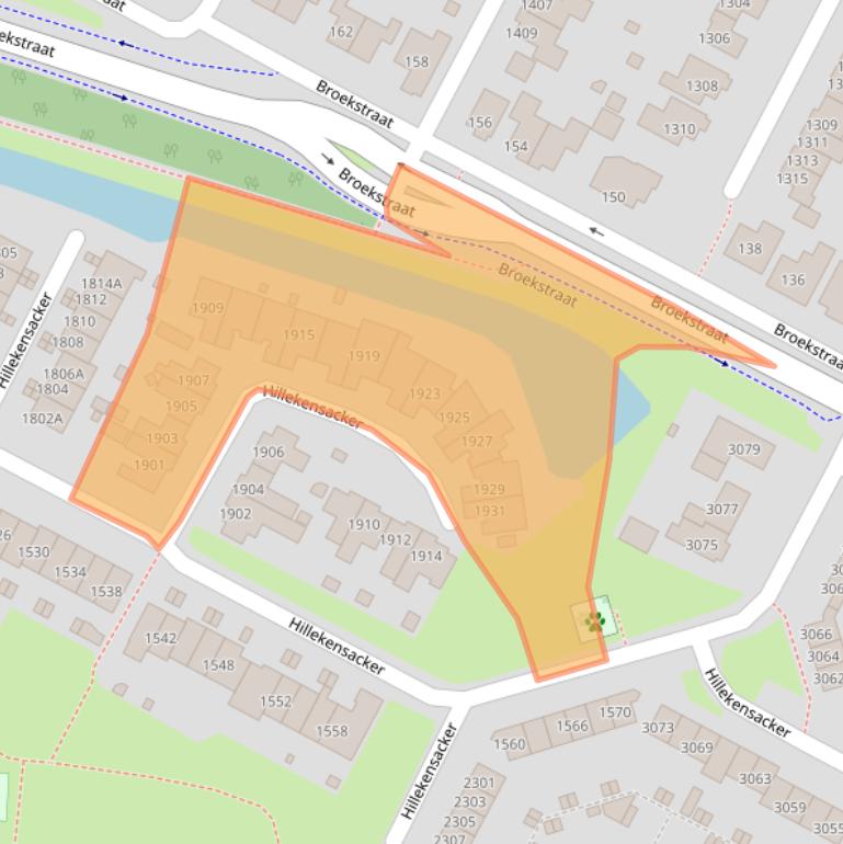 Kaart van postcodegebied 6546KT.