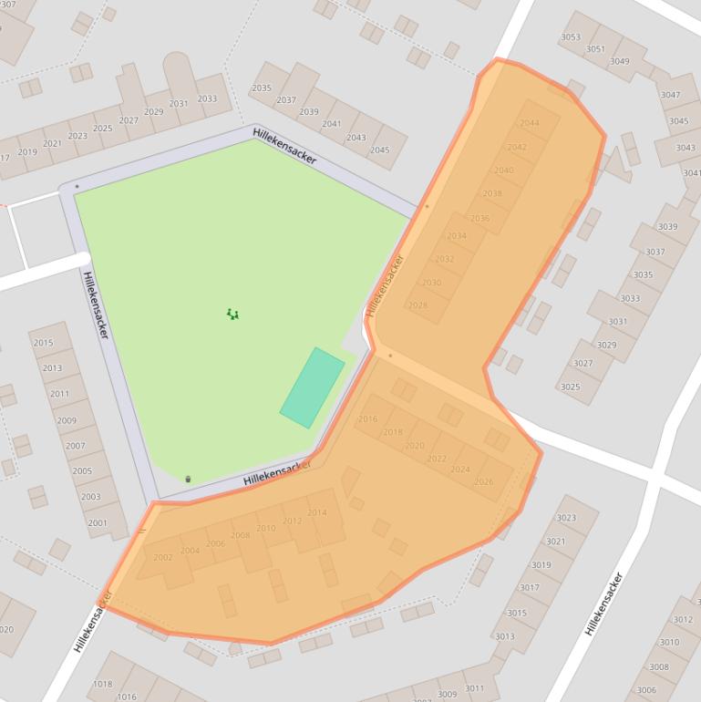 Kaart van postcodegebied 6546LB.