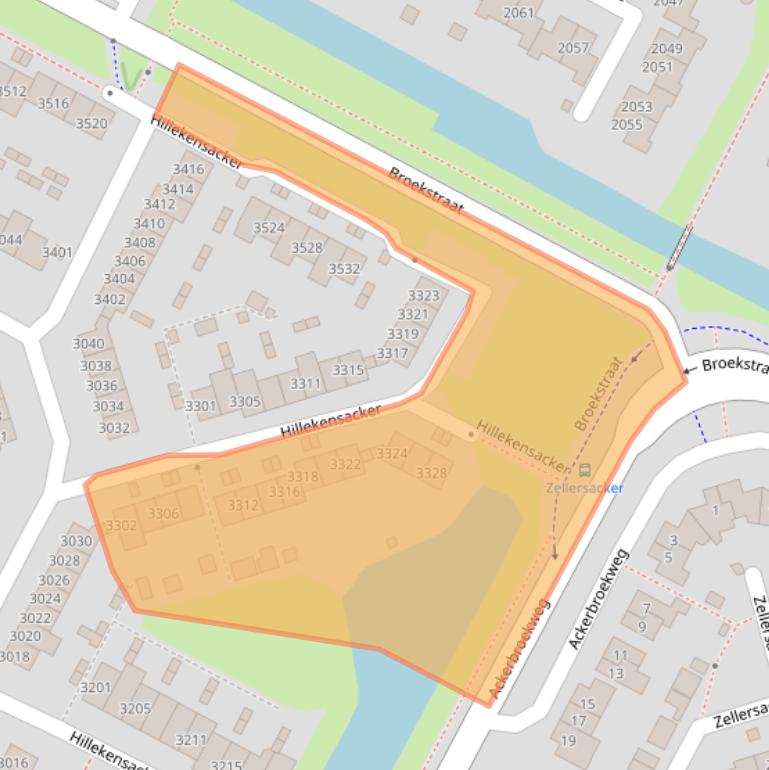 Kaart van postcodegebied 6546LV.