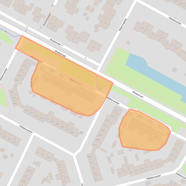 Kaart van postcodegebied 6546LX.