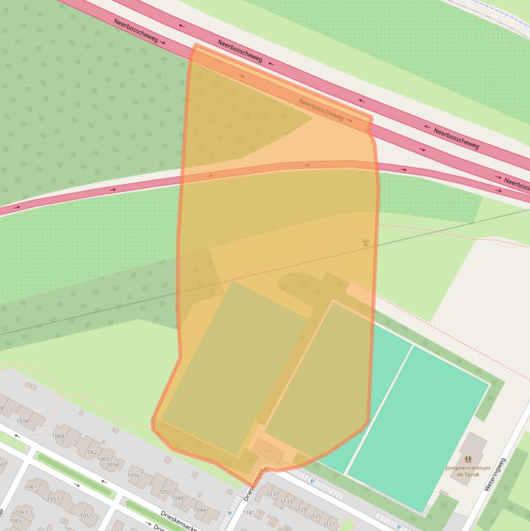 Kaart van postcodegebied 6546MG.