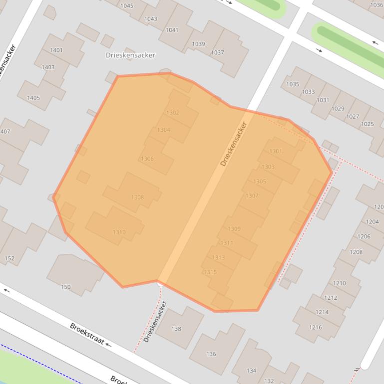 Kaart van postcodegebied 6546MJ.