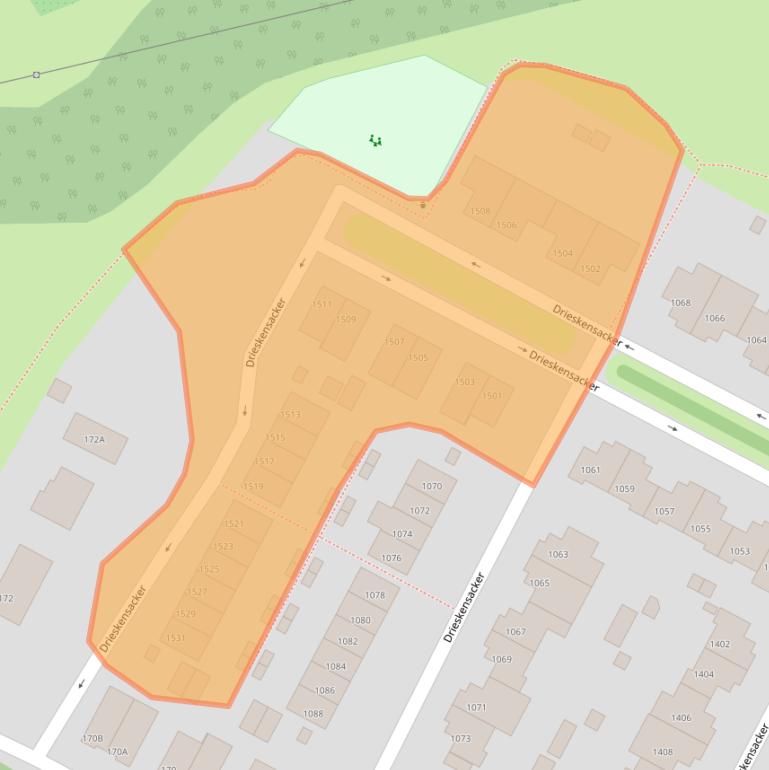 Kaart van postcodegebied 6546ML.