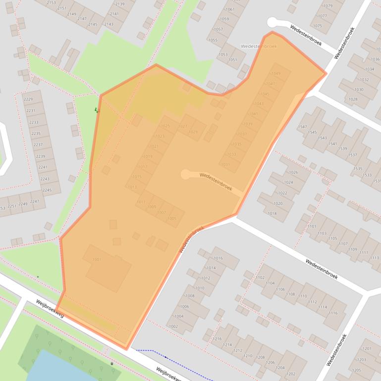 Kaart van postcodegebied 6546RA.