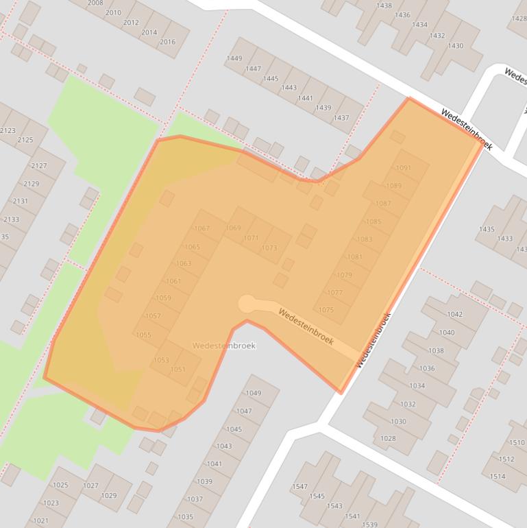 Kaart van postcodegebied 6546RB.