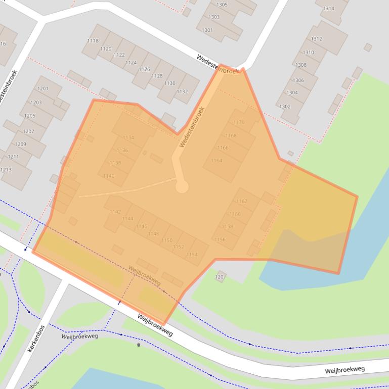 Kaart van postcodegebied 6546RG.