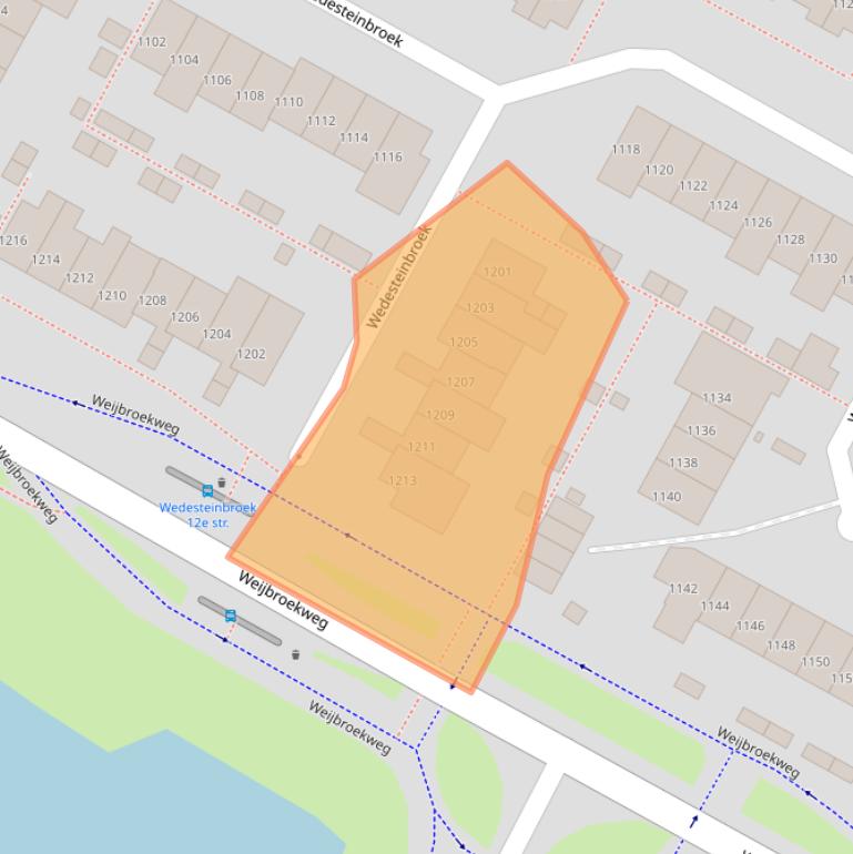 Kaart van postcodegebied 6546RH.