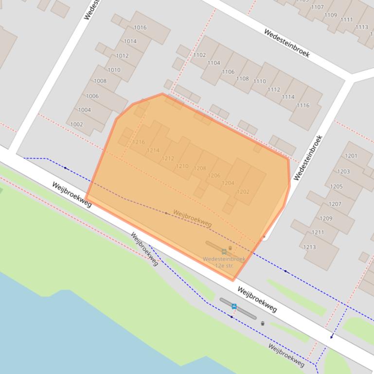 Kaart van postcodegebied 6546RJ.