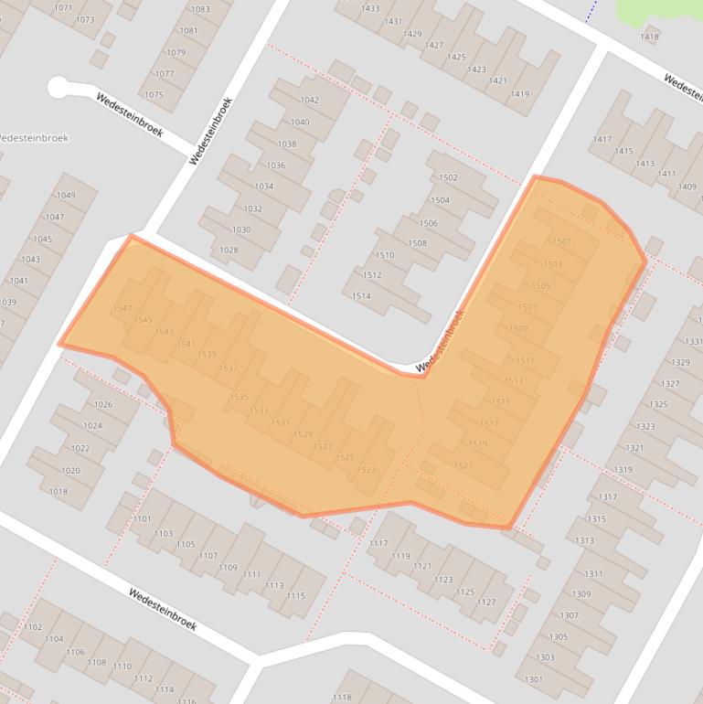 Kaart van postcodegebied 6546RP.