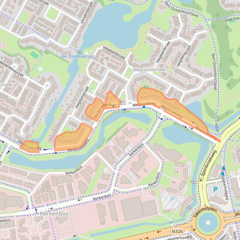 Kaart van postcodegebied 6546VB.