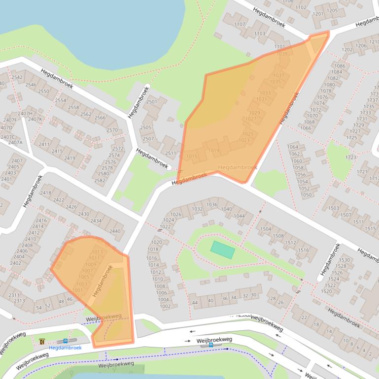 Kaart van postcodegebied 6546VC.