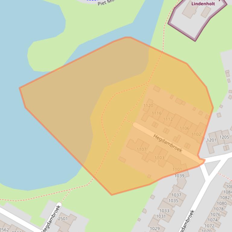 Kaart van postcodegebied 6546VE.