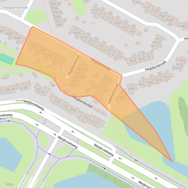 Kaart van postcodegebied 6546VR.