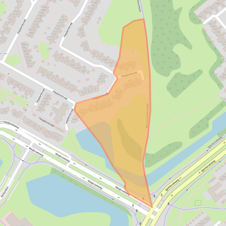 Kaart van postcodegebied 6546VT.