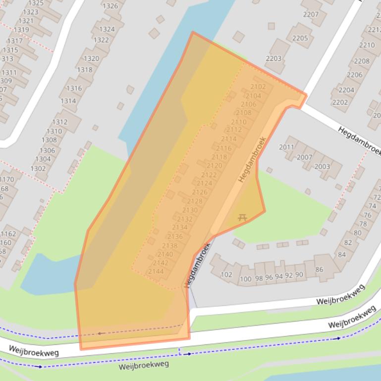 Kaart van postcodegebied 6546WD.