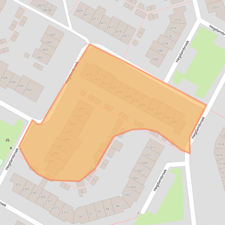 Kaart van postcodegebied 6546WL.