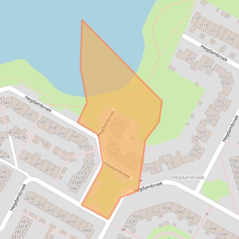 Kaart van postcodegebied 6546WN.