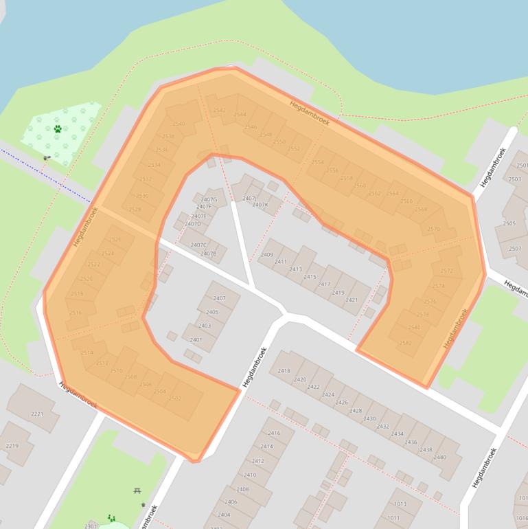 Kaart van postcodegebied 6546WP.