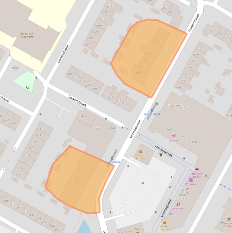 Kaart van postcodegebied 6546XA.