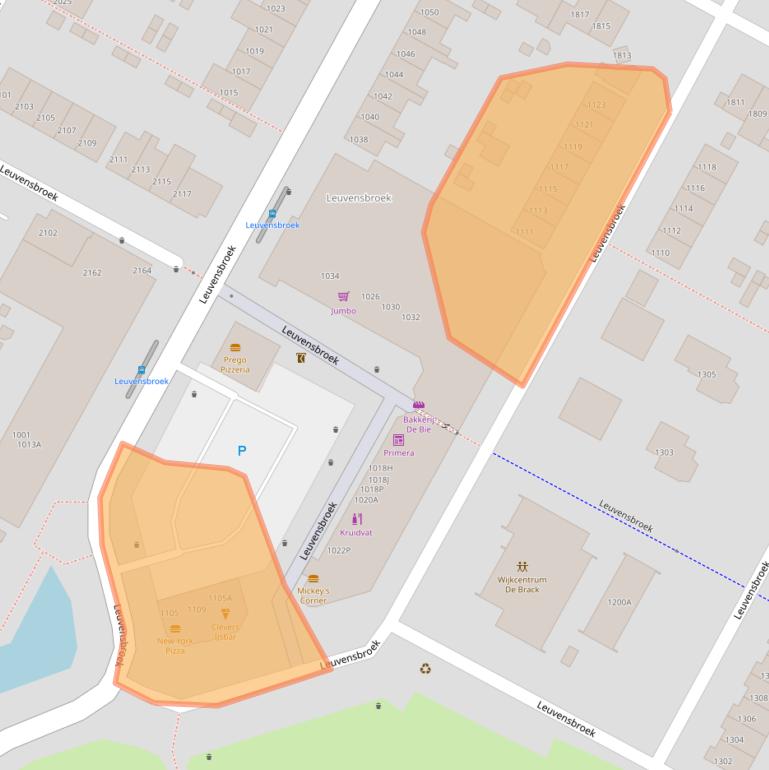 Kaart van postcodegebied 6546XC.