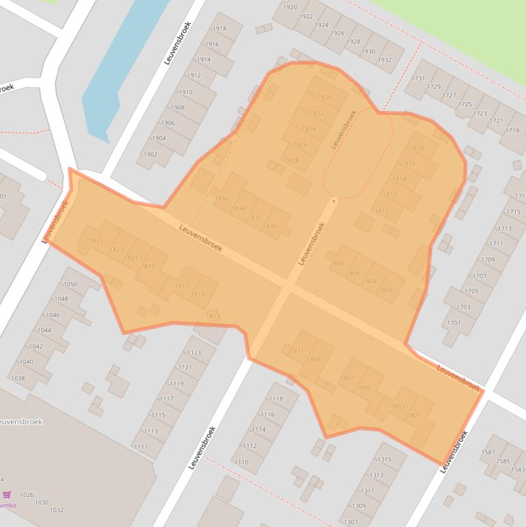 Kaart van postcodegebied 6546XL.