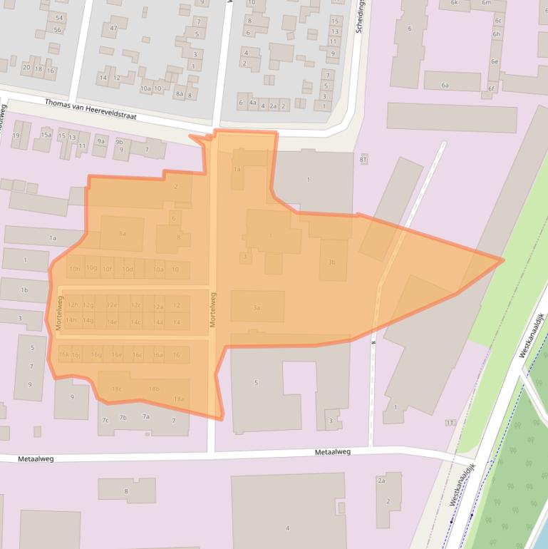 Kaart van postcodegebied 6551AE.