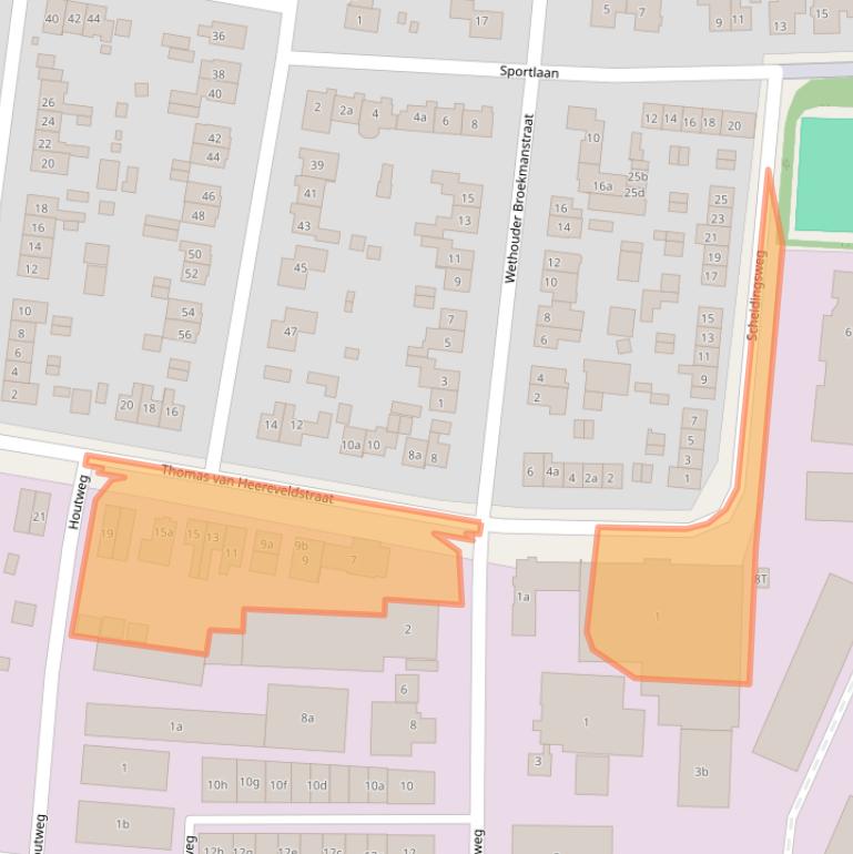 Kaart van postcodegebied 6551AK.