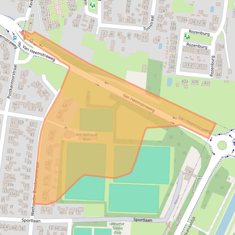 Kaart van postcodegebied 6551BE.