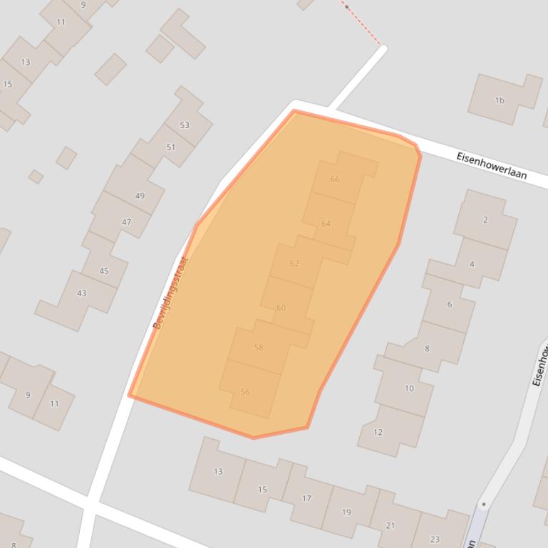 Kaart van postcodegebied 6551CR.