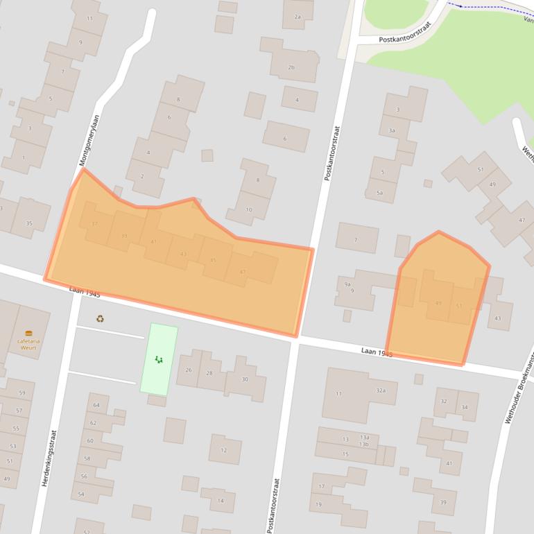 Kaart van postcodegebied 6551CV.